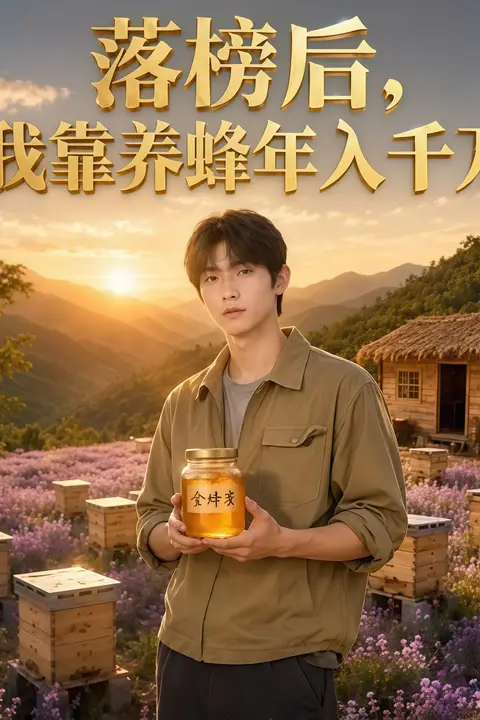 《落榜后,我靠养蜂年入千万》封面