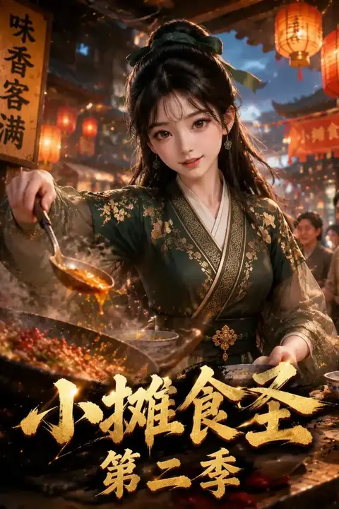 《小摊食圣第二季》封面