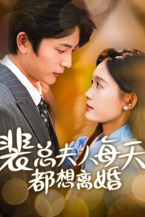 《裴总夫人每天都想离婚》封面