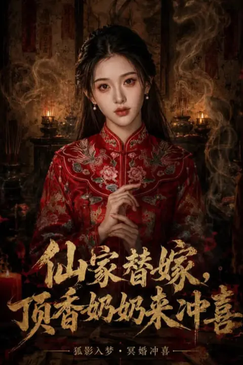 《仙家替嫁，顶香奶奶来冲喜》封面
