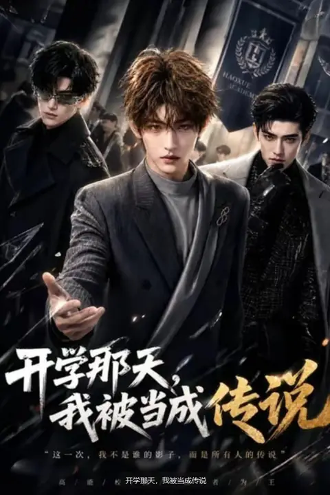 《开学那天,我被当成传说》封面