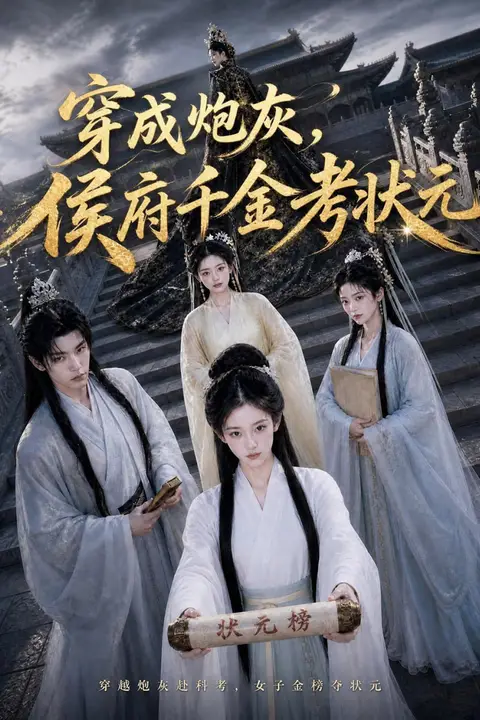 《穿成炮灰，侯府千金考状元》封面