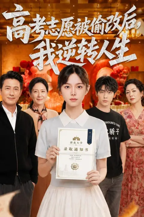 《高考志愿被偷改后,我逆转人生》封面