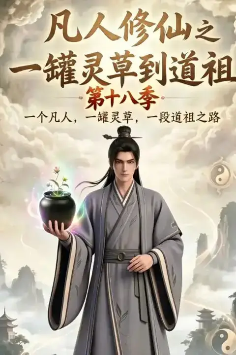 《凡人修仙之一罐灵草到道祖第十八季》封面