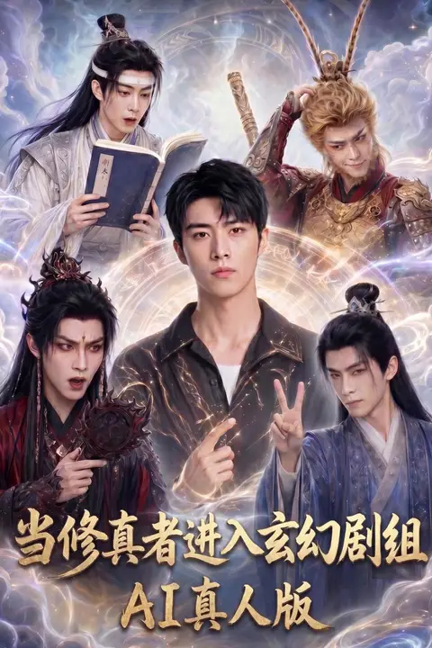 《当修真者进入玄幻剧组 AI 真人版》封面