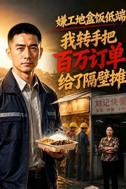 《嫌工地盒饭低端？我转手把百万订单给隔壁摊》封面