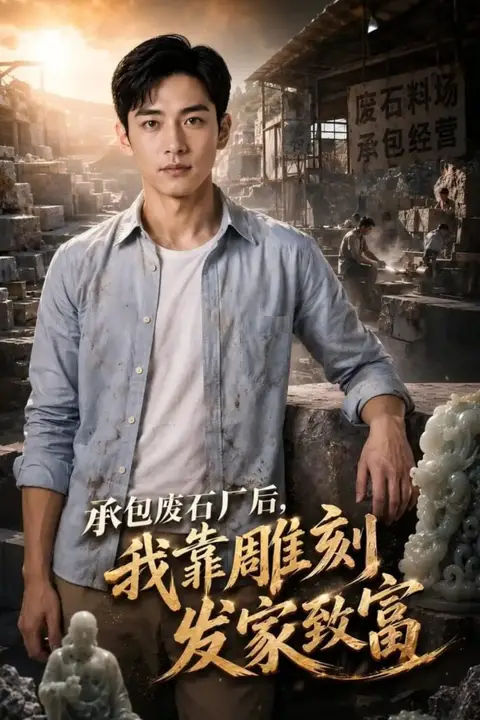 《承包废石厂后,我靠雕刻发家致富》封面