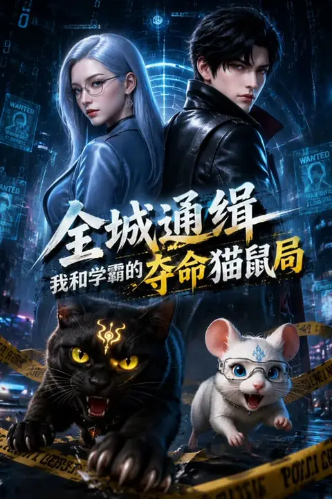 《全城通缉：我和学霸的夺命猫鼠局》封面