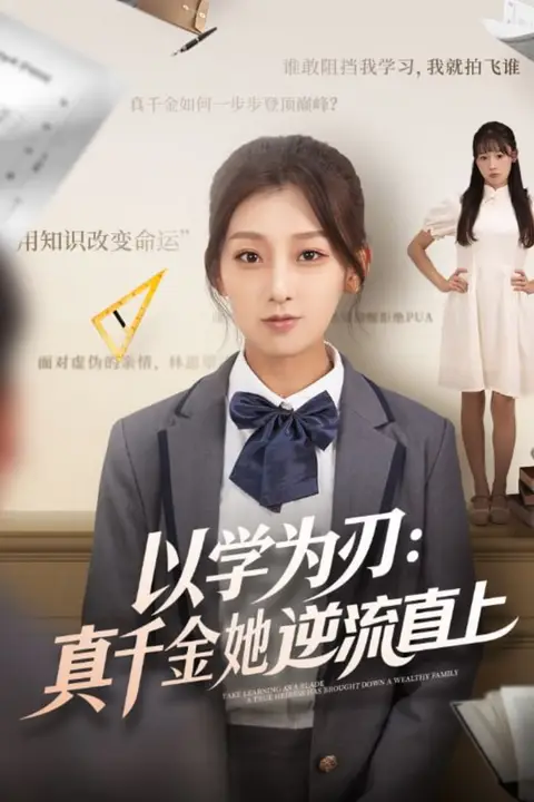 《以学为刃：真千金她逆流直上》封面