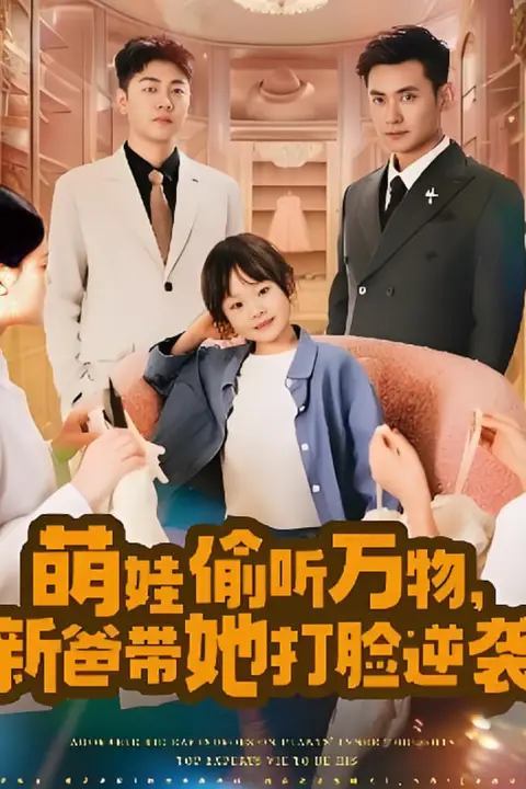 《萌娃偷听万物,新爸带她打脸逆袭》封面