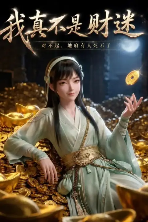 《我真不是财迷,对不起,地府有人死不了》封面