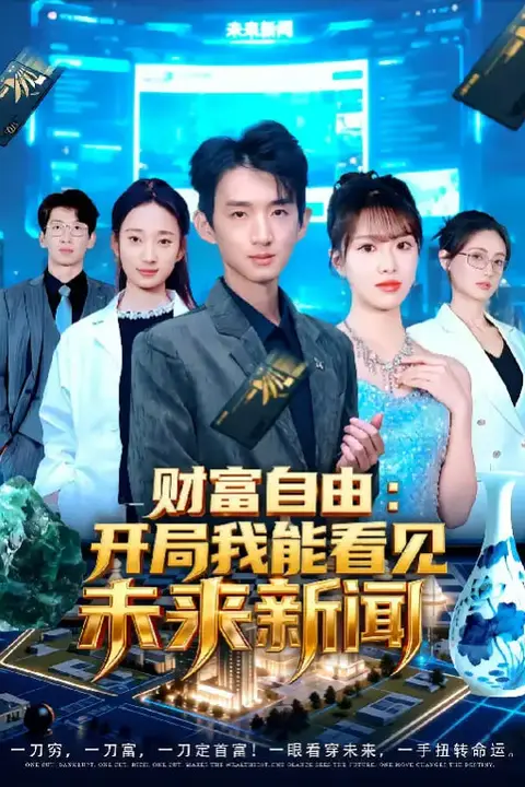 《财富自由:开局我能看见未来新闻》封面