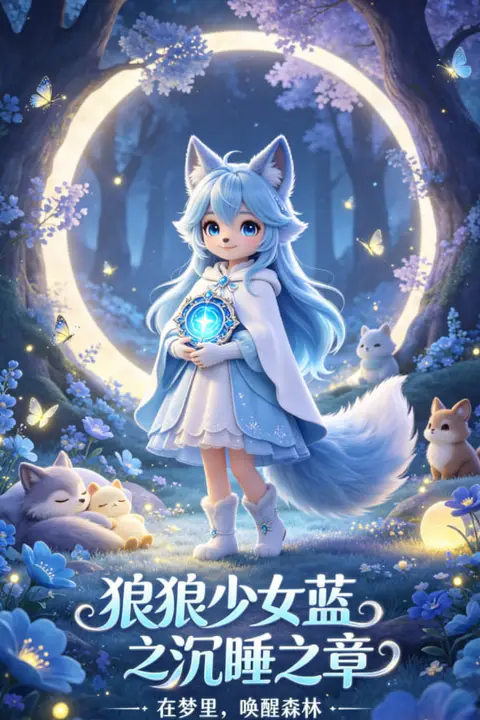 《狼狼少女蓝之沉睡之章》封面