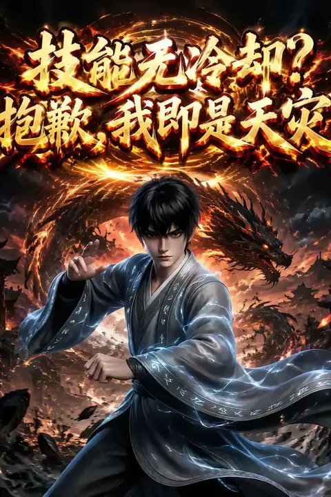 《技能无冷却？抱歉，我即是天灾》封面