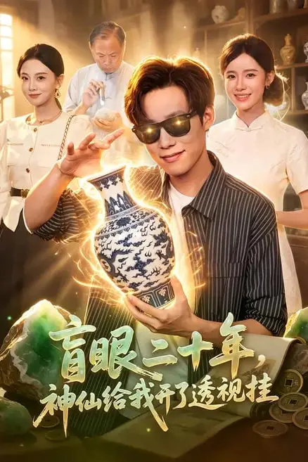 《盲眼二十年,神仙给我开了透视挂》封面