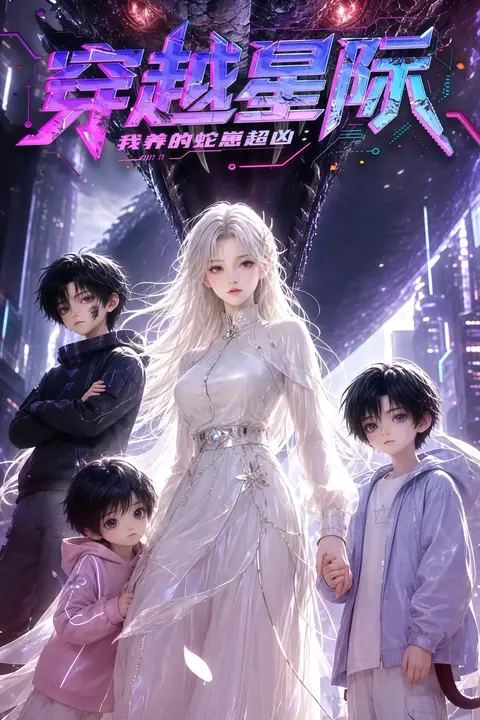 《穿越星际：我养的蛇崽超凶》封面