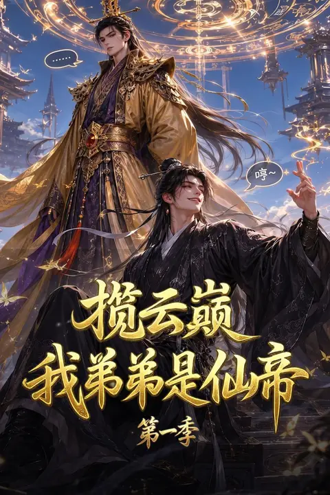 《揽云巅,我弟弟是仙帝第一季》封面