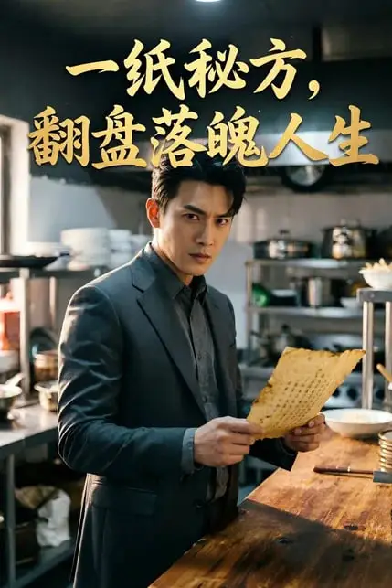 《一纸秘方,翻盘落魄人生》封面