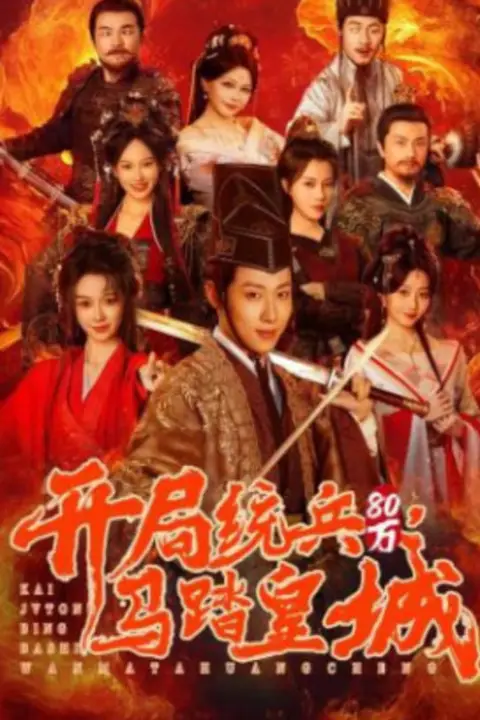 《开局统兵80万，马踏皇城》封面