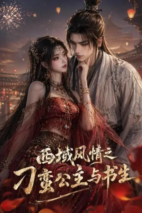 《西域风情之刁蛮公主与书生》封面