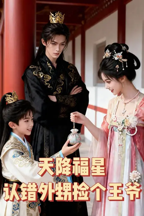 《天降福星:错认外甥捡个王爷》封面