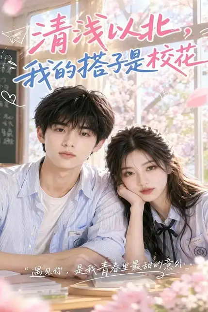 《清浅以北，我的搭子是校花》封面