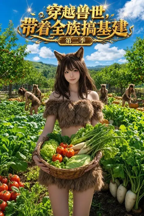 《穿越兽世,带着全族搞基建第二季》封面