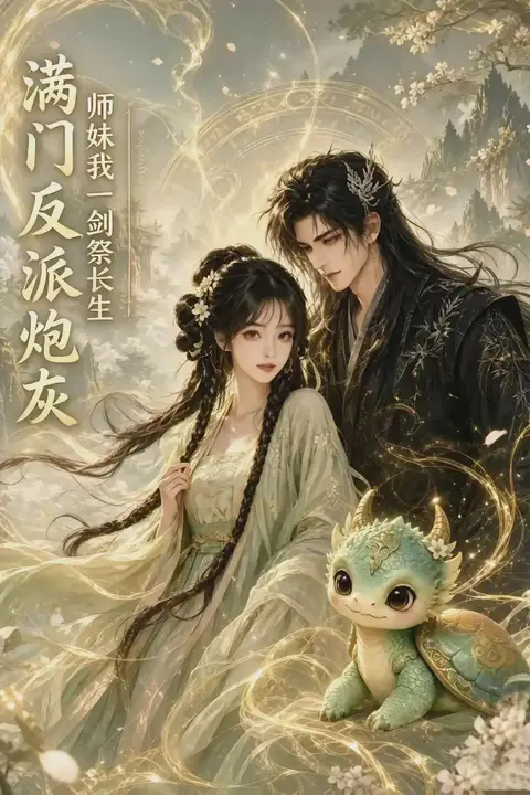 《满门反派炮灰,师妹我一剑祭长生》封面