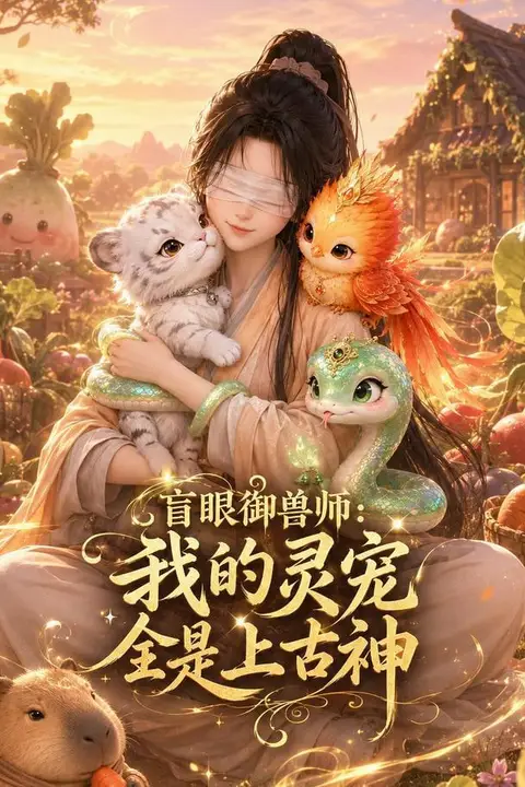 《盲眼御兽师：我的灵宠全是上古神》封面