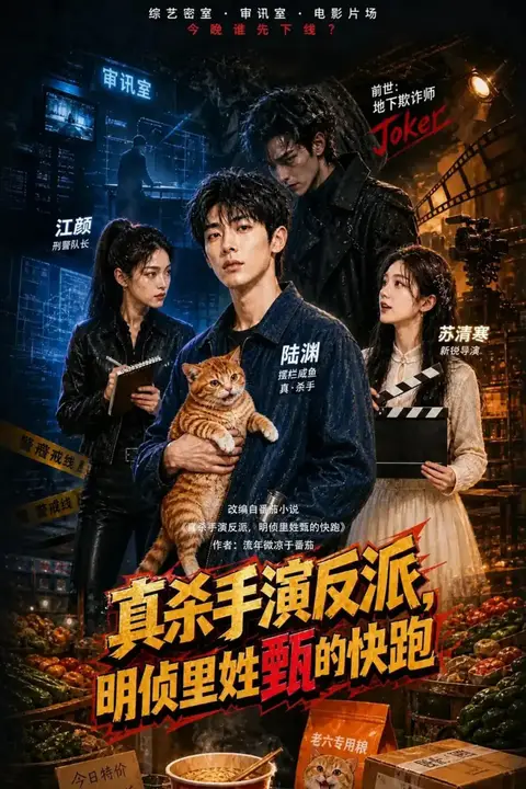 《真杀手演反派,明侦里姓甄的快跑》封面