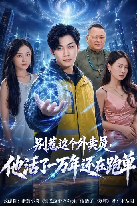 《别惹这个外卖员,他活了一万年还在跑单》封面
