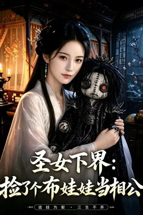 《圣女下界:捡了个布娃娃当相公》封面