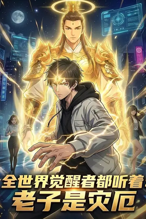 《全世界的觉醒者们听着，老子是灾厄》封面