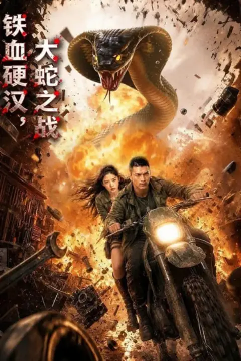 《铁血硬汉，大蛇之战》封面