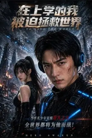 《在上学的我,被迫拯救世界》封面