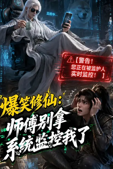 《爆笑修仙：师傅别拿系统监控我了》封面