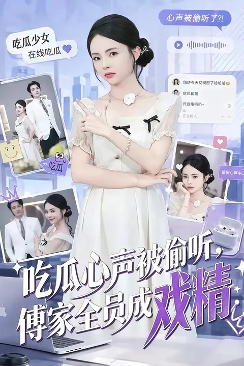 《吃瓜心声被偷听，傅家全员成戏精》封面