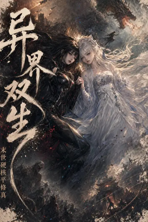 《异界双生末世硬核平修真》封面