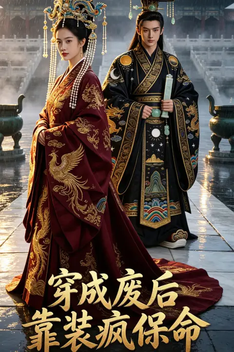 《穿成废后靠装疯保命》封面