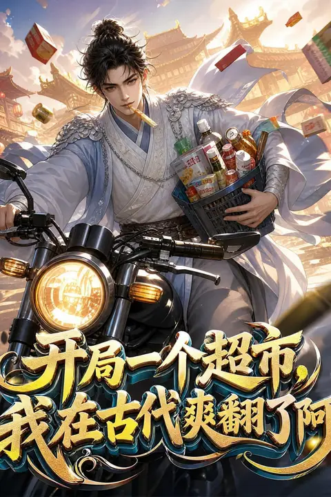 《开局一个超市，我在古代爽翻了阿》封面