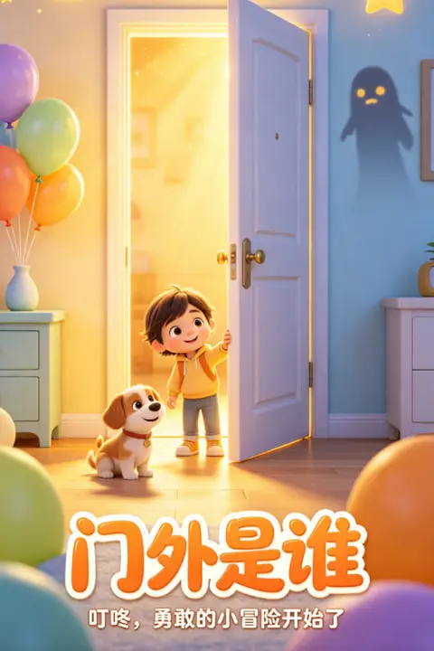 《门外是谁》封面