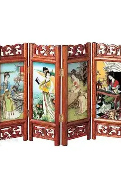 《屏风美人》封面
