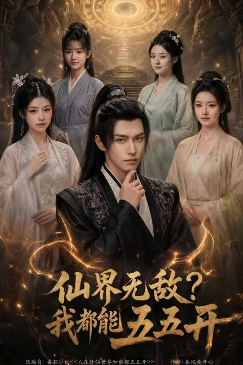 《仙界无敌?我都能五五开》封面