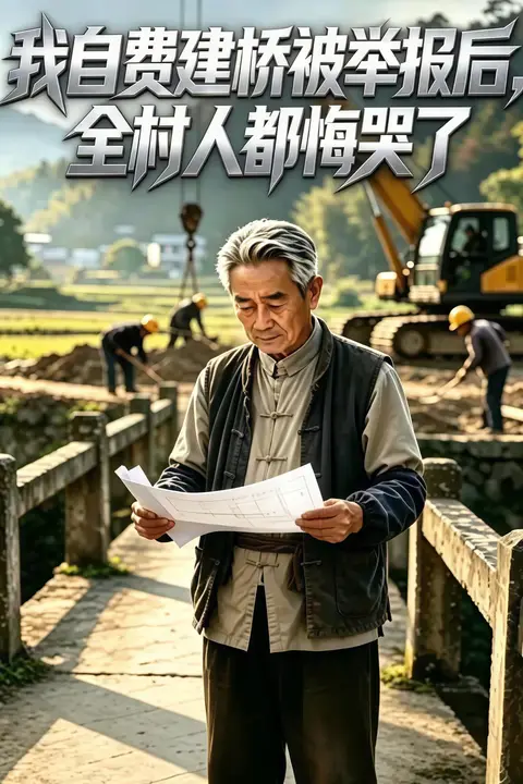 《我自费建桥被举报后，全村人都悔哭了》封面