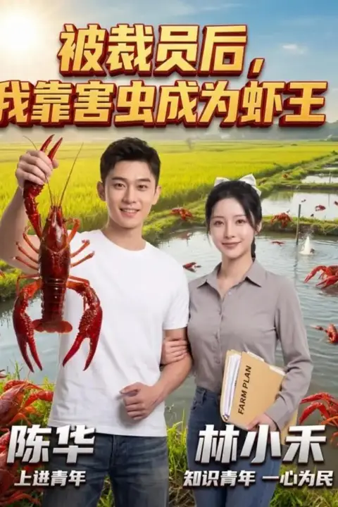 《被裁员后,我靠害虫成为虾王》封面