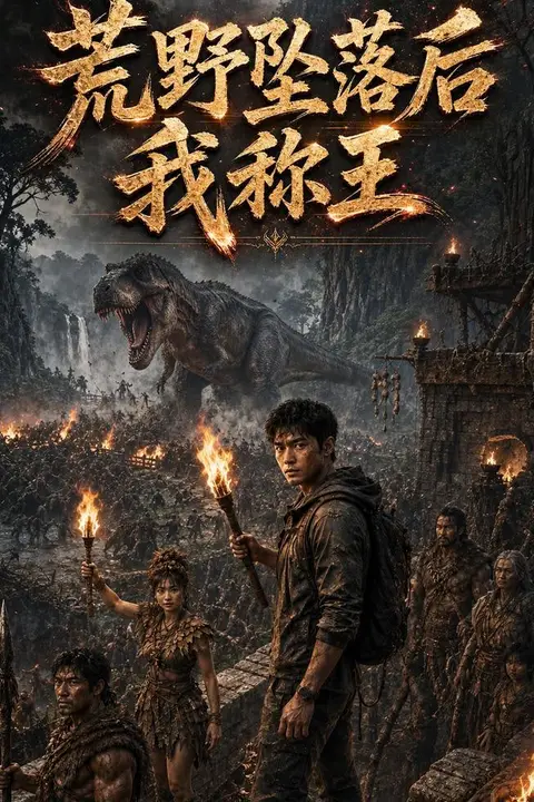 《荒野坠落后我称王》封面