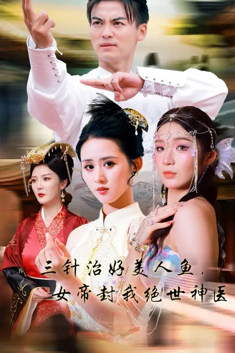 《三针治好美人鱼，女帝封我绝世神医》封面
