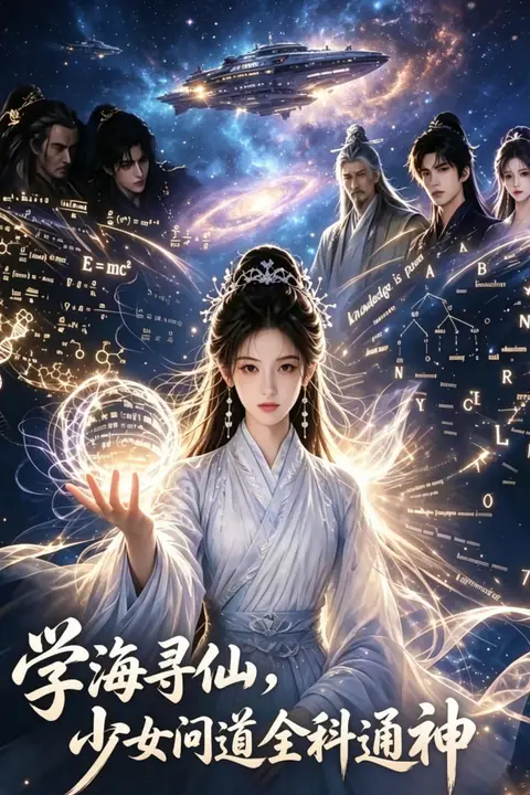 《学海寻仙，少女问道全科通神》封面