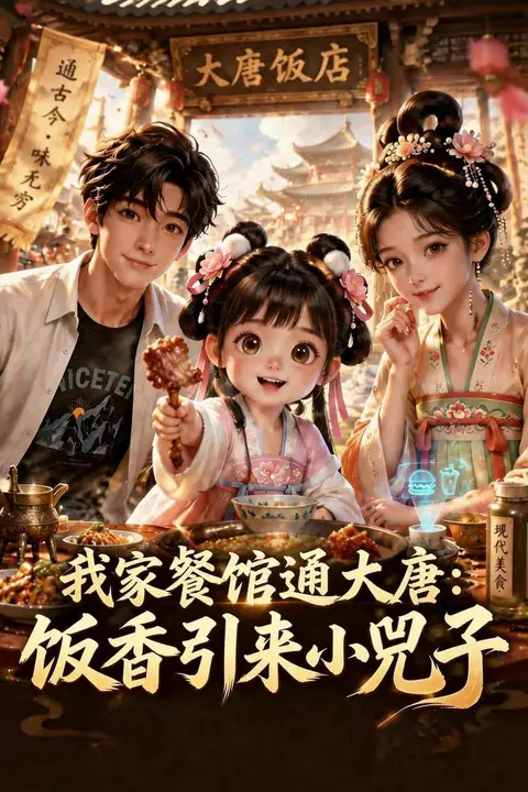 《我家餐馆通大唐：饭香引来小冗子》封面