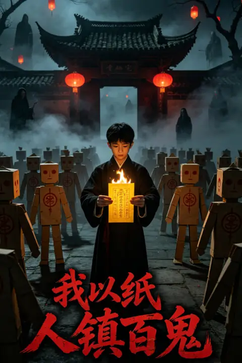 《我以纸人镇百鬼》封面